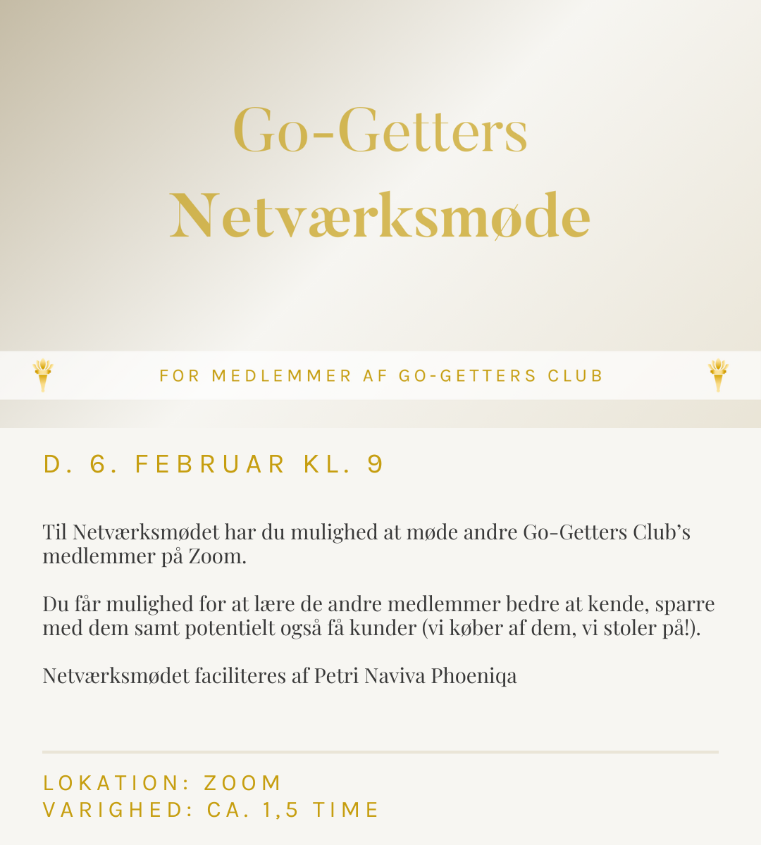 Go-Getters netværksmøde februar
